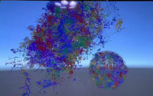 [3Dアニメーション] Rhinovirus orbits over university!